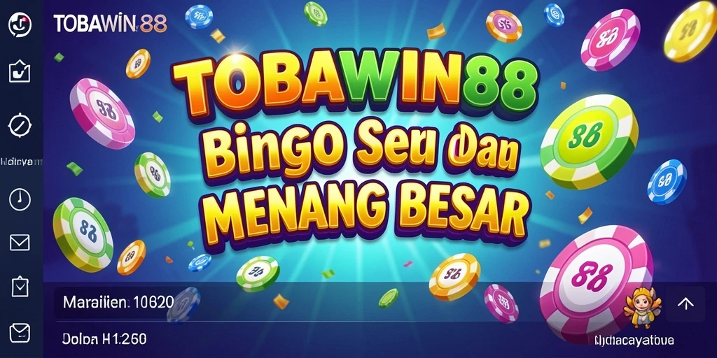 Screenshot gameplay TOBAWIN88 dengan tampilan Bingo yang menarik.